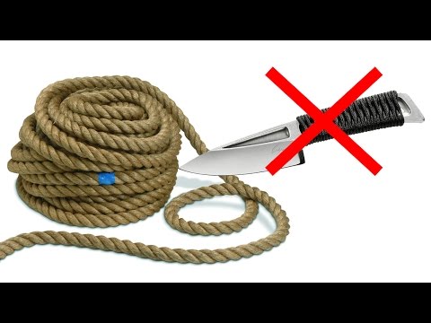 «Фокус-покус»: как разрезать веревку голыми руками